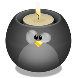 Linux Tux Flame